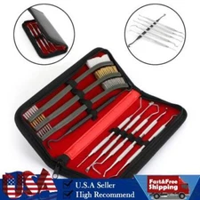 9X Gun Cleaning Kit For Rifle Pistol Handgun Shotgun Cleaning Set Gun Brush UE S