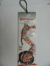 Grillspieße aus Edelstahl 2 Stück wieder verwendbar flexibel Westmark NEU & OVP