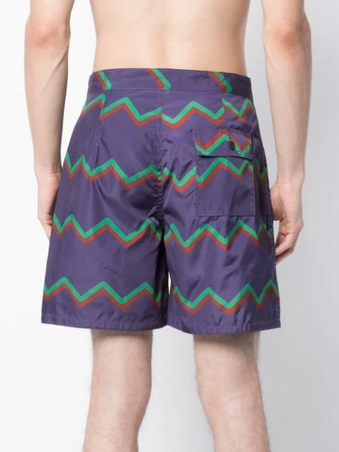Cynthia Rowley X McNamara Mens Purple Ziggy Summer Board Shorts SMALL NWT - Image 2 of 2
