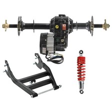 48V 1000W Differential Motor 30'' Rear Axle Suspension Swingarm for Go Kart Quad