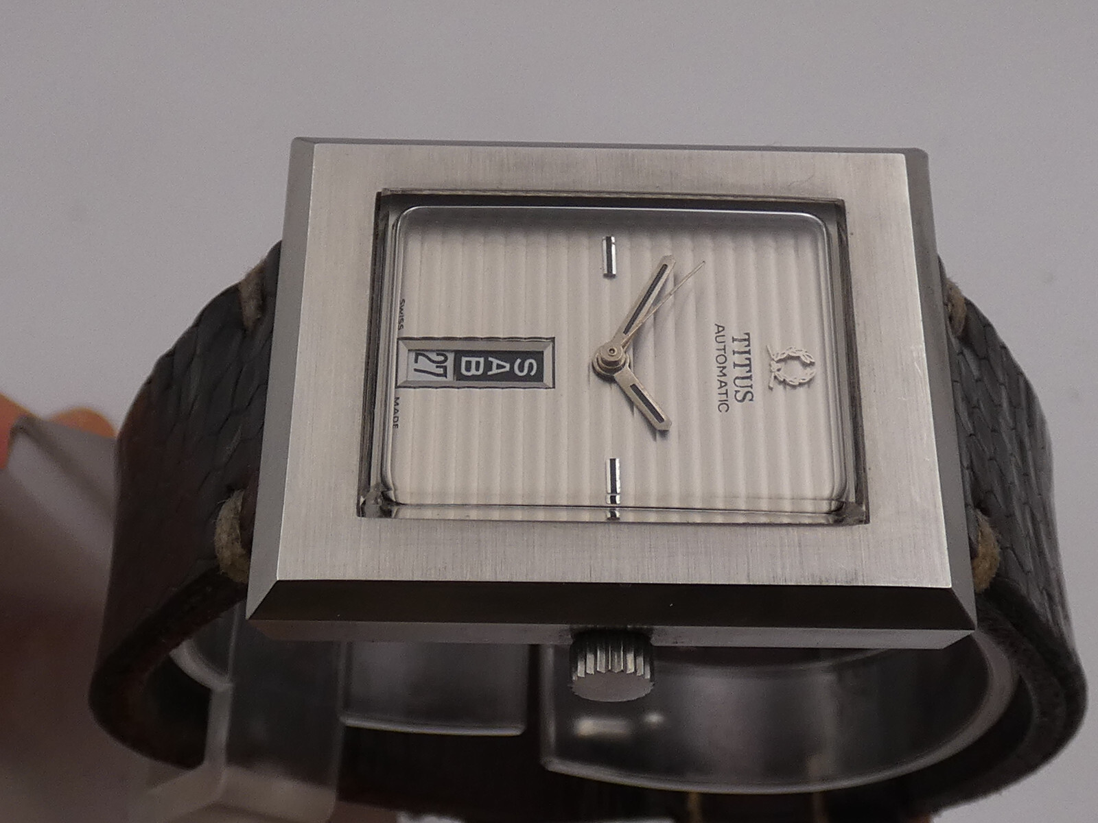 TITUS JUMBO RECTANGULAR AUTOMATIC 1970s NEAR N.O.… - image 3