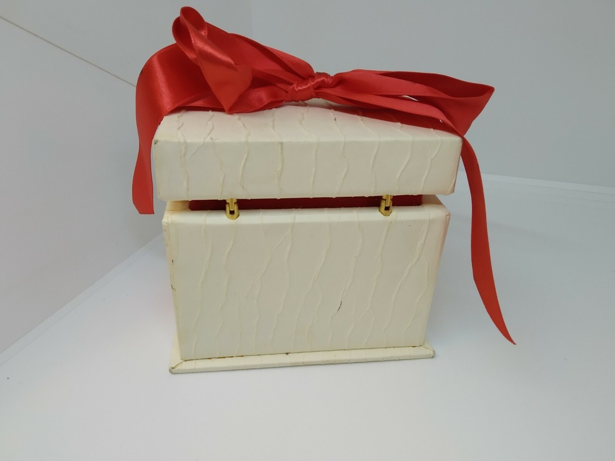 Original Omega Watch Box – Case in White Color with Red