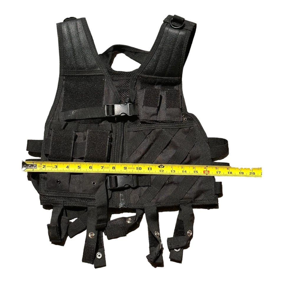 Outdoor Hiking Adventure Tactical Amphibious Field Multi-function Vest Sz Small - Image 3 of 4