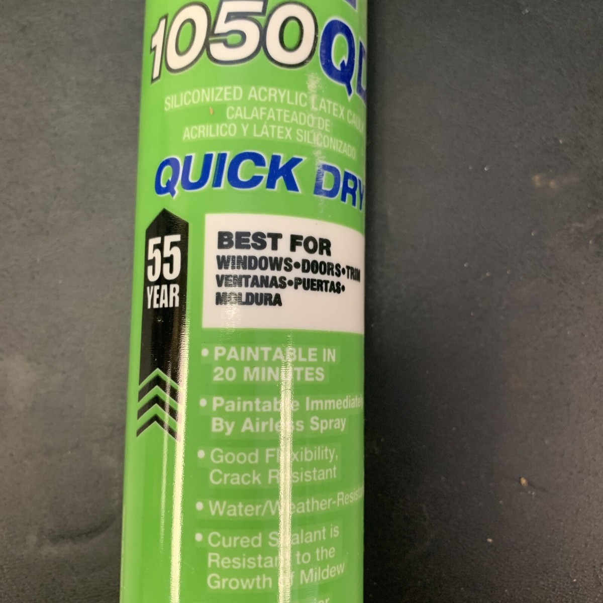 Sherwin-Williams 1050 QD Quick Dry Siliconized Acrylic Latex Caulk