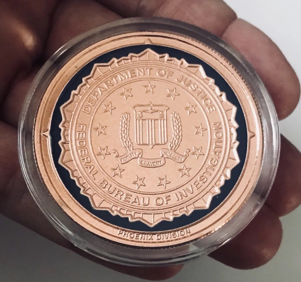 Super Bowl 49 XLIX FBI Phoenix 2015 DOJ NFL Police Challenge Coin