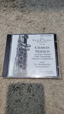 Clarinet Quintets by Mozart and Weber Charles Neidich with Mendelssohn String CD