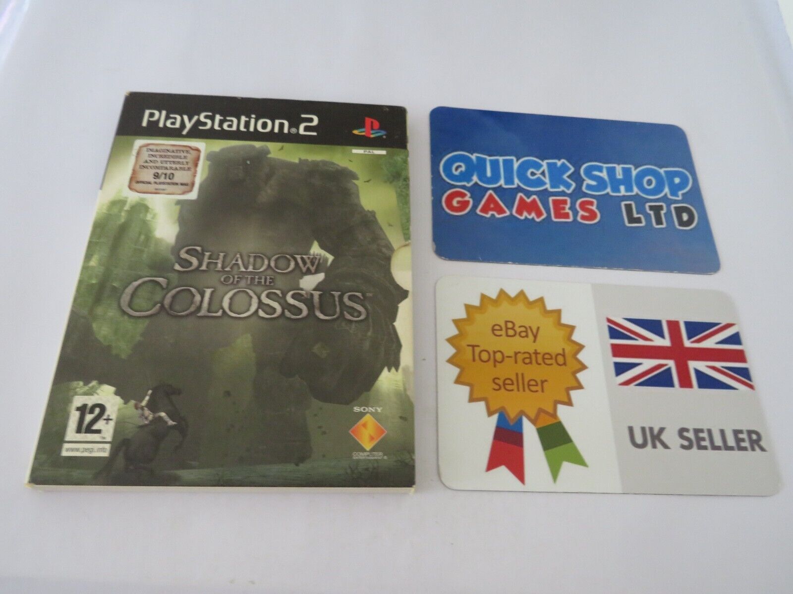 Shadow of the Colossus Playstation PS2 Disc Style Plastic 