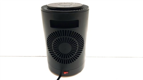 Ceramic Oscillation Mini Fan Heater 1200w Black - Ex Display Unboxed - Picture 3 of 5
