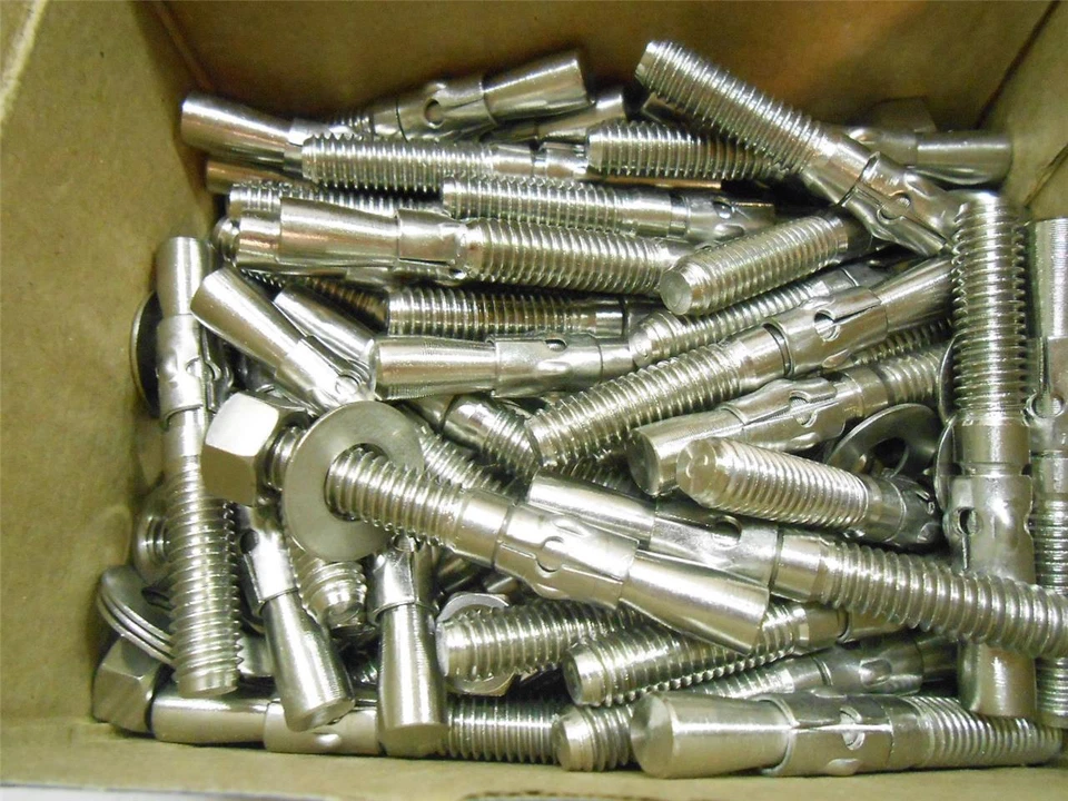 MIDWEST FASTENER STAINLESS STEEL 3/8 X 2-3/4 WEDGE ANCHOR (LOT OF 50) - Image 2 of 3