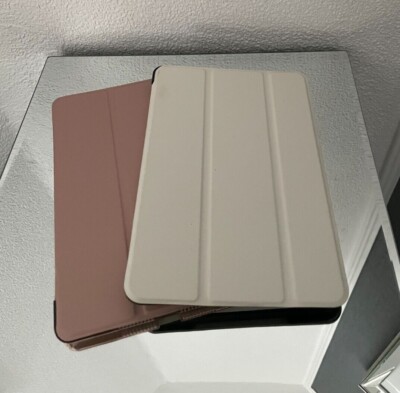 Schutz Hülle für Apple iPad mini 4/5 Case dünn Stand Smart Cover Rosa Weiß NEU