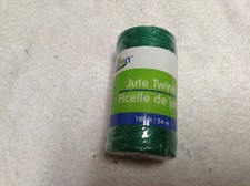 NEW Jute Twine 180 ft Soft Ties Garden, Green FREE SHIPPING
