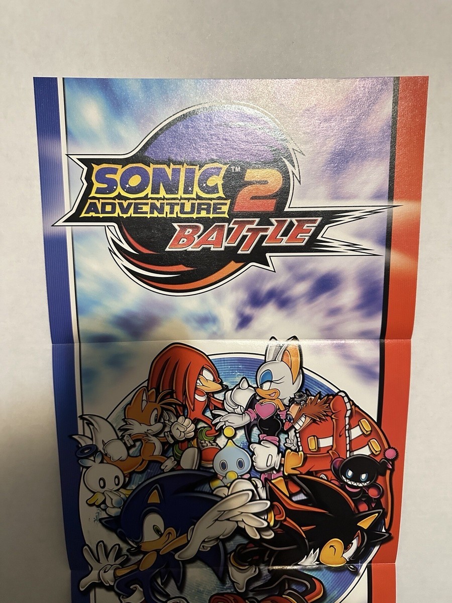 2002 Official Sonic Adventure 2 Battle Gamecube Nintendo 2002 Official Sonic Adventure 2 Battle Gamecube Nintendo