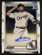 2020 Bowman #CPA-LD Lency Delgado Chrome Prospect Autograph Auto
