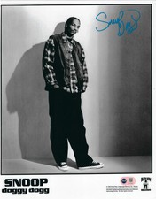 SNOOP DOGGY DOGG SIGNED 14X11 DEATH ROW PROMO PHOTO (ACG CERT AG17081)