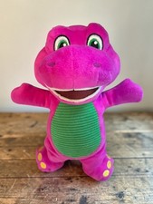 Fisher-Price Barney Plush Dinosaur 2024 Lyons Partnership Purple  Green Stuffed