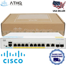 Cisco CBS350-8FP-2G 8-Port Gigabit PoE+ Manag...