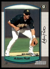 Adam Piatt 2000 Bowman Draft Picks & Prospects #8 Athletics MLB READ FREE SHIP