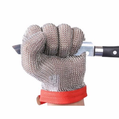 Stainless Steel Gloves Mesh Cut Proof Stab Resistant Safety Gloves for Cuttin...
