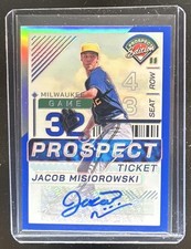 2024 Panini Prospect Edition Jacob Misiorowski Holo Signatures Blue Auto #/149