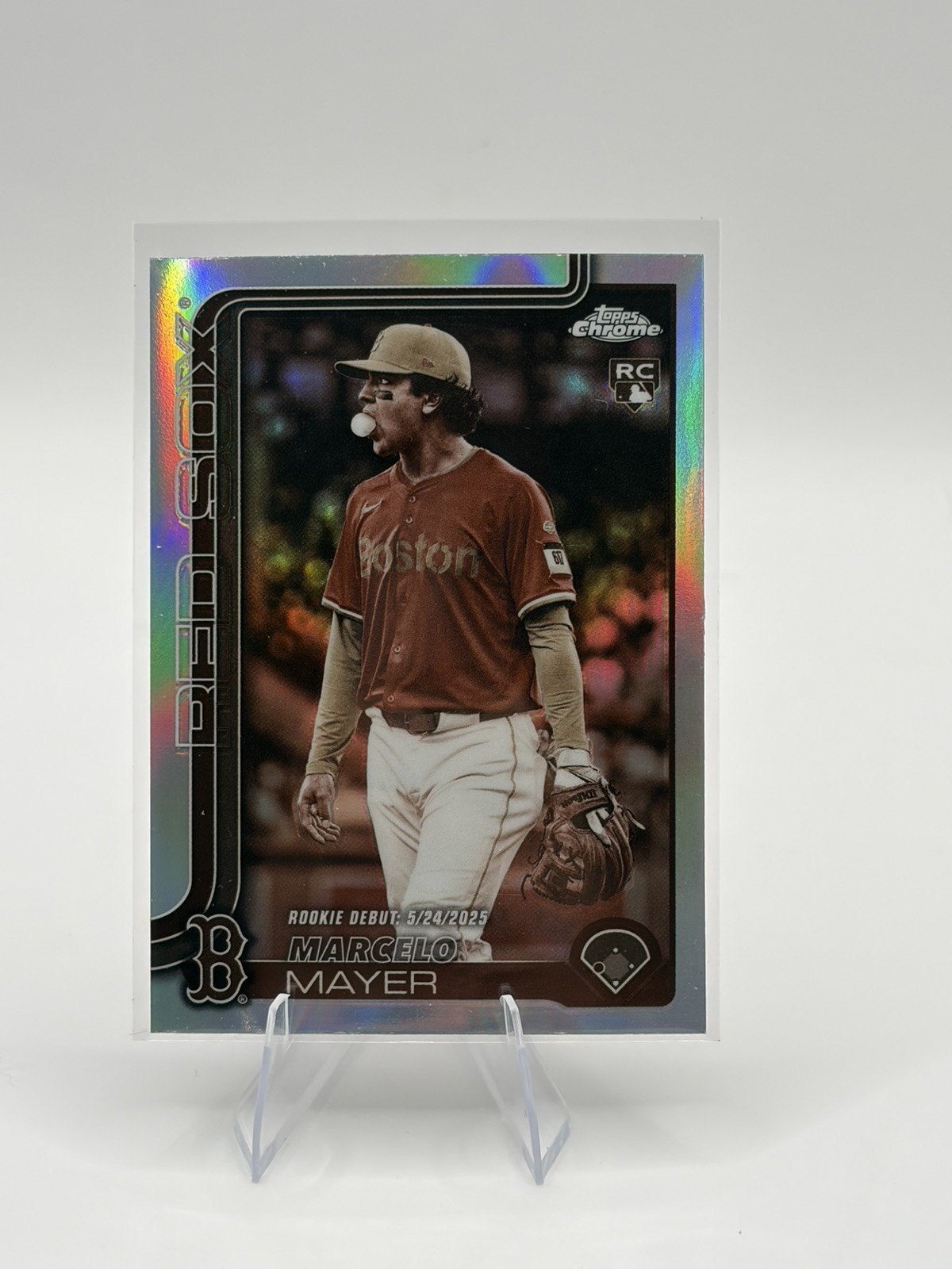 Marcelo Mayer Rookie Debut Sepia Refractor - 2025 Topps Chrome Update #USC117