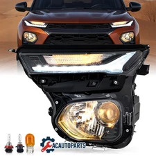 PREENEX Left/Driver Headlight for 2021-2023 Chevy Trailblazer LED DRL Halogen