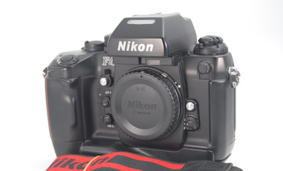 Nikon F4S Pro w/ MB-21 Grip 35mm SLR Film Camera Tested LCD Bleed from Japan