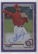 2020 Bowman Draft Chrome Picks Purple Refractor 80/250 Sammy Infante Auto 03ox