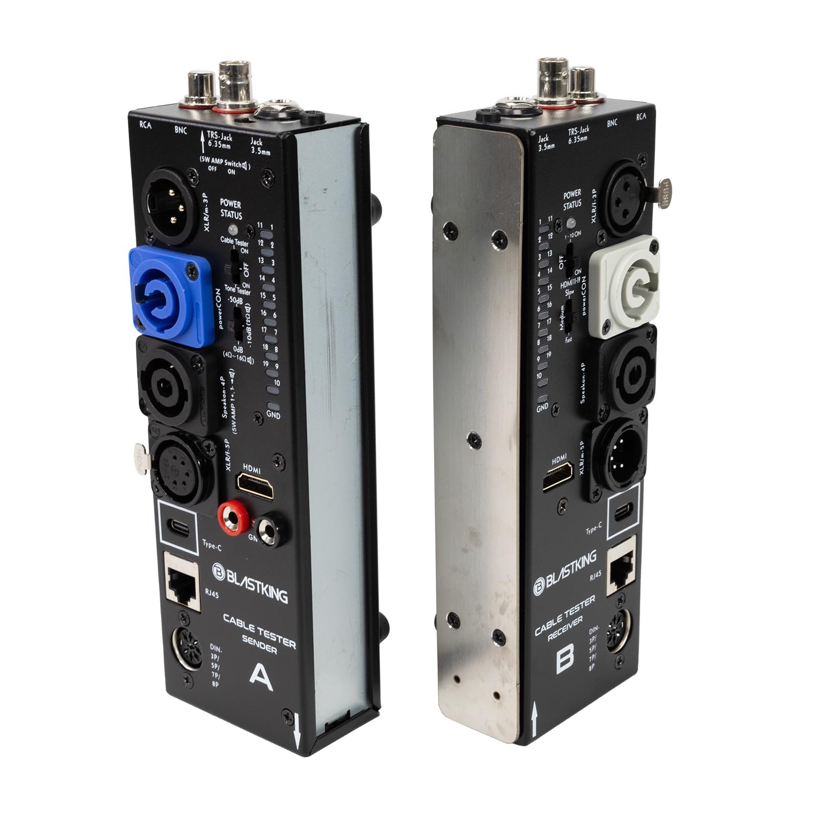 Blastking CTAB Cable Tester A/B – Universal Detachable Cable Tester for XLR,