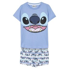 Pigiama Manica Corta Single Jersey Stitch BLU - 8 Anni | FEMMINA CERDà