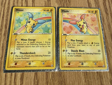 2004 POKEMON EX HIDDEN LEGENDS MINUN 67/101 PLUSLE 69/101 CONNECTED ART on eBay