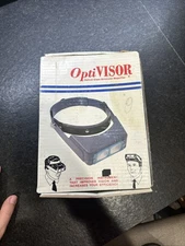 Vintage Donegan DA-4 Opti Visor Headband 1.75 Magnifier With Box