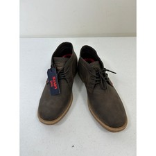 Stivali chukka uomo Levis marroni stringati soletta comoda 51881501B taglia 8,5 NUOVI