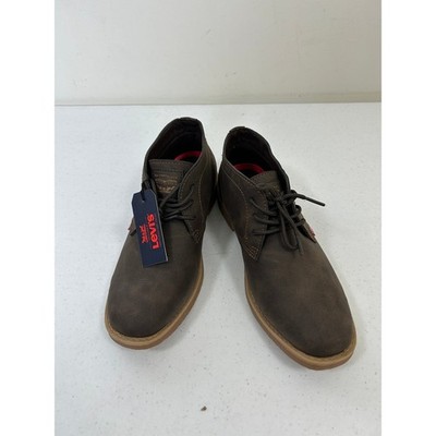 Levis Mens Brown Chukka Boots Lace Up Comfort Insole 51881501B Size 8.5 NEW