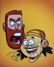 ANDREW SANTINO & BOBBY LEE SIGNED 8x10 PHOTO BAD FRIENDS AUTHENTIC AUTOGRAPH COA