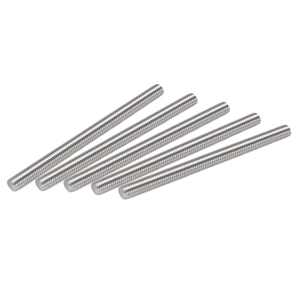 5 StüCk M10 X 120 Mm Vollgewindestange Rechtsgewinde, M10-1,5 Gewindesteigung-image