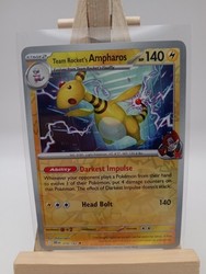 Team Rocket's Ampharos 074/182 Destined Rivals Reverse Holo