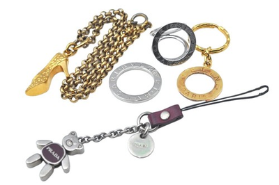 #ad #ad Auth BVLGARI Salvatore Ferragamo PRADA CELINE Accessories Gold Silver 5Set AA096 $150.00