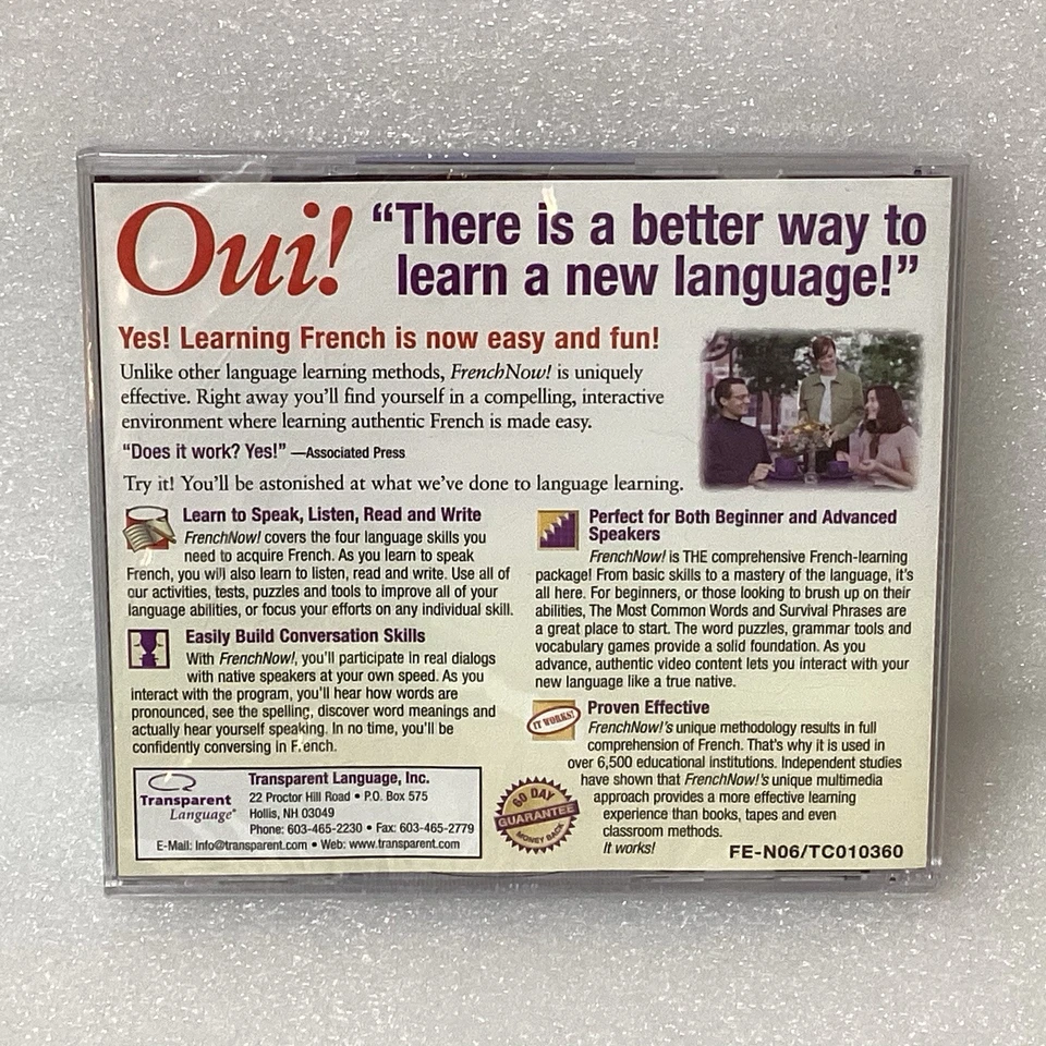 Learn French Now! Master Program 2 CD-ROM by Transparent Language Win/Mac - Image 2 of 3