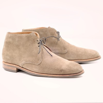 Cheaney Suede Chukka Boots US 10.5   Handcrafted in England   Dainite Sole