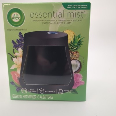 Air Wick Essential Mist Diffuser Only Essential Oils Diffuser Freshener Black