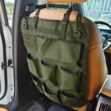 Car Backseat Organizer, Oxford Car Seat Back Protector, Green