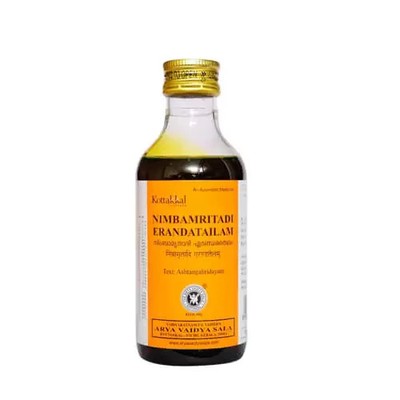 Kottakkal Nimbamritadi Eranda Tailam 200 ML | Joint & Muscle Care | Free Ship