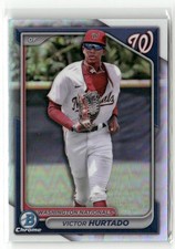 2024 Bowman Draft #BDC-168 Victor Hurtado Chrome Refractor NATIONALS