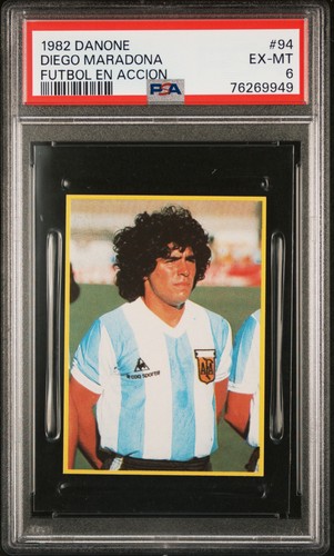 1982 DANONE FUTBOL EN ACCION #94 DIEGO MARADONA PSA 6