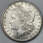 1891-S $1 Morgan Dollar 90% Silver San Francisco US Coin - BETTER DATE