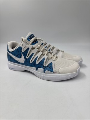 Nike Zoom Vapor Tour Premium White Blue Tennis Shoes DV2958-001