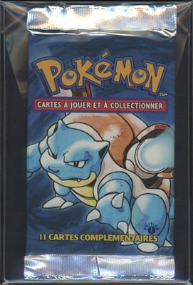 1999 Pokemon FRENCH 1st Edition Base Set Tortank-Blastoise Booster
