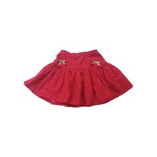 Girls Gymboree Skirt Size 5T Cherry Cute Red Polka Dot Elastic Vintage