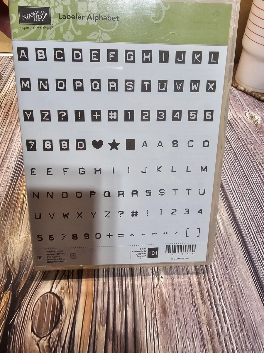 Stampin' Up! Numbers & Letters Craft Stamps for sale - eBay