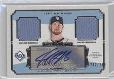 2013 Museum Collection Signature Swatches Dual Relics /299 Jeff Niemann Auto 0a1